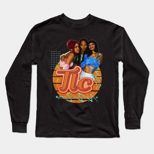 Tlc // Retro Art Long Sleeve T-Shirt by Nana On Here